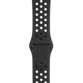 Apple Watch Nike+ Series 4, 44 мм, корпус из алюминия цвета «серый космос», спортивный ремешок Nike цвета антрацитовый/черный